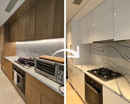 Modern Cabinet Refacing Transformation