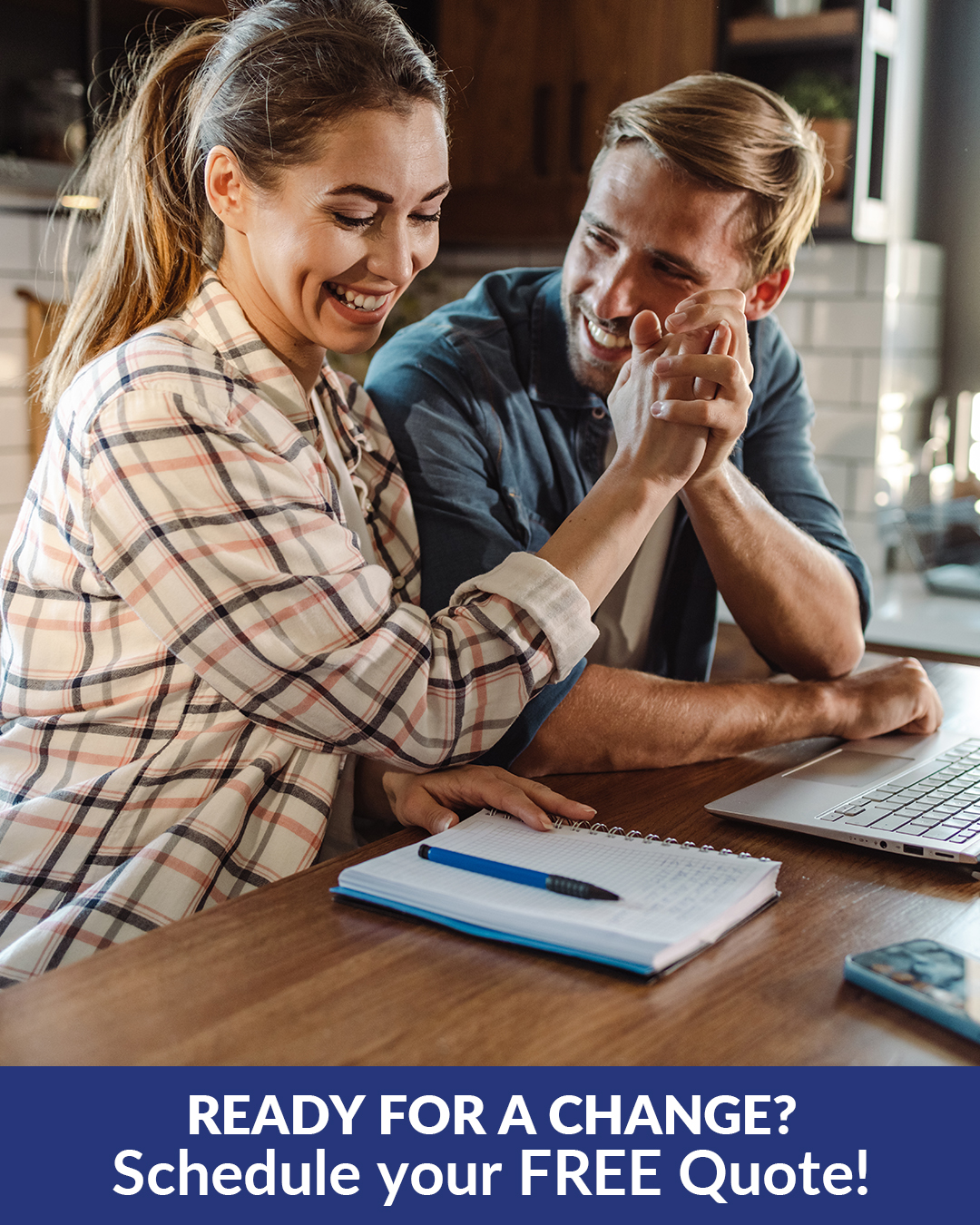 Ready for a change? Book your free Schedule